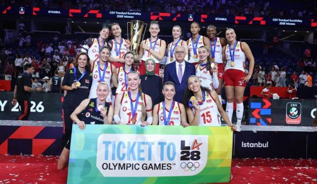 A Milli Kadın Voleybol Takımı, Los Angeles 2028 Olimpiyat Oyunları biletini aldı