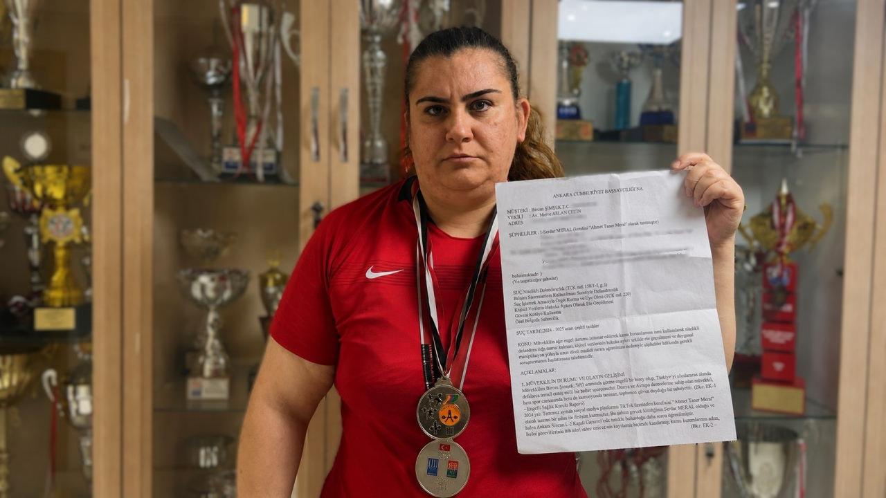 Görme engelli milli halterci 800 bin lira dolandırıldı.