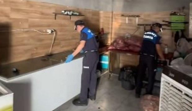 Ciğer kavurma imalathanesine baskın! Kilolarca et ve ciğer imha edildi!