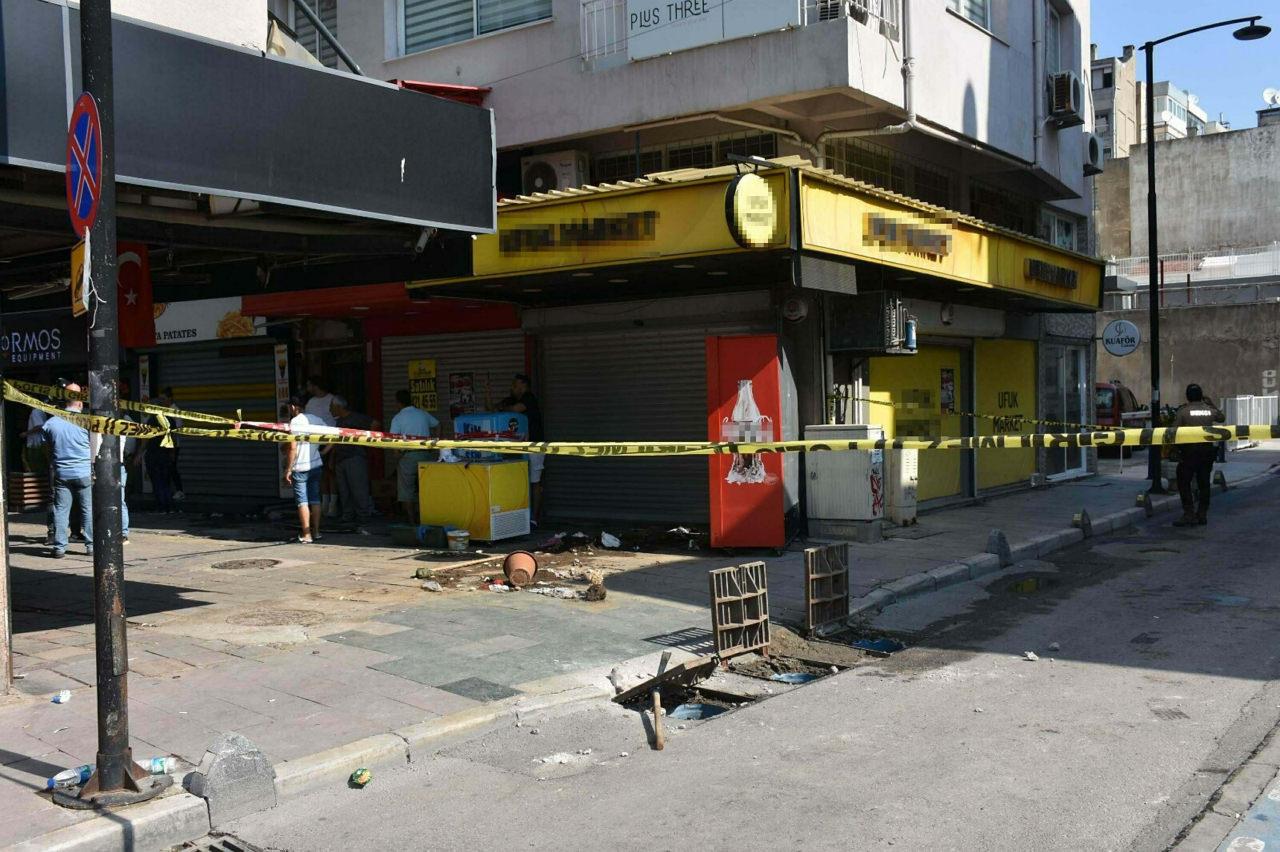 Akıma kapılan 2 kişinin hayatını kaybettiği olay yeri. 