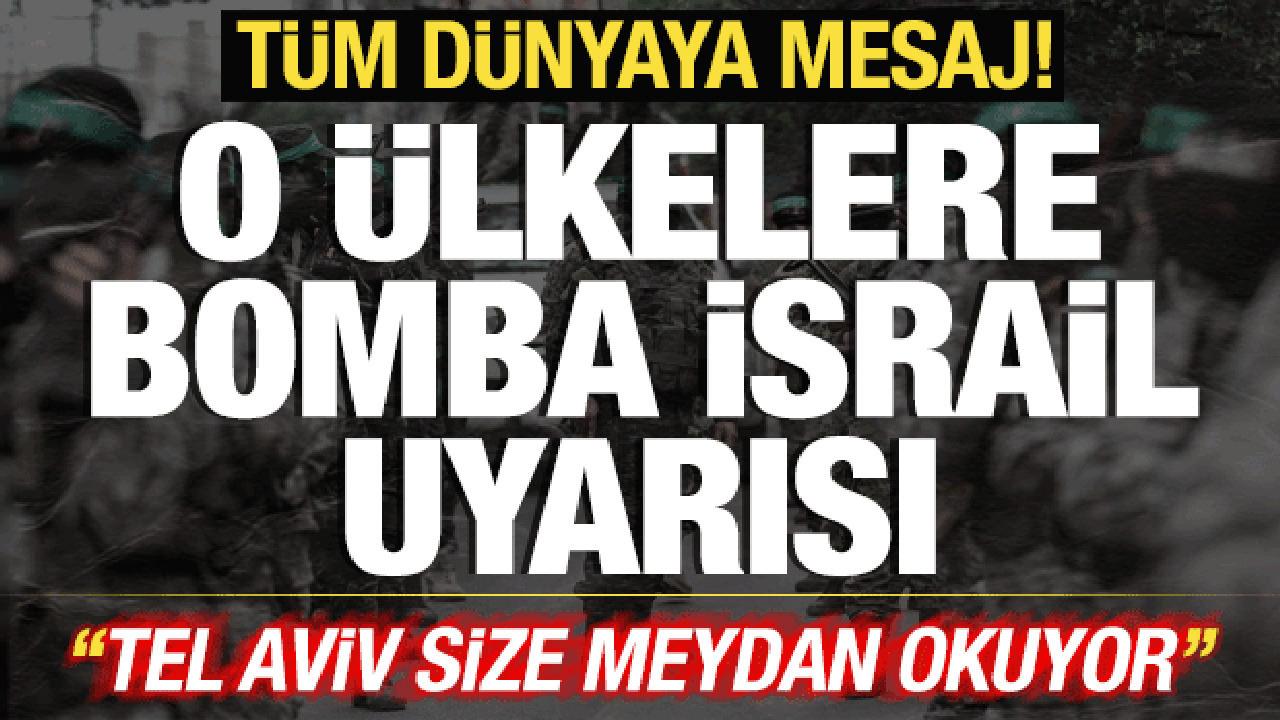İsrail Avrupa ülkesini tehdit etti: 'Karşı harekete geçeceğiz'