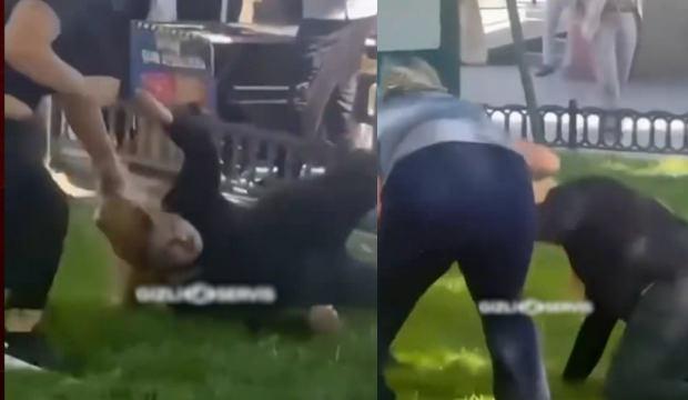 Kayseri'de kadınlar arasındaki kavga t&uuml;yleri diken diken etti