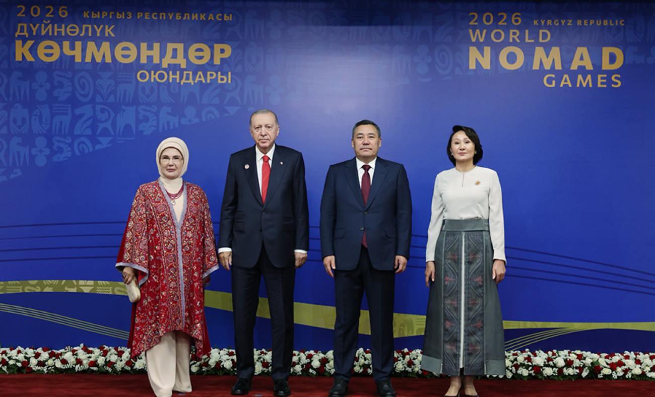 Emine Erdoğan&rsquo;dan Bişkek&rsquo;te k&uuml;lt&uuml;r vurgusu: "Kadim geleneklerin g&ouml;rkemine tanıklık ettik"