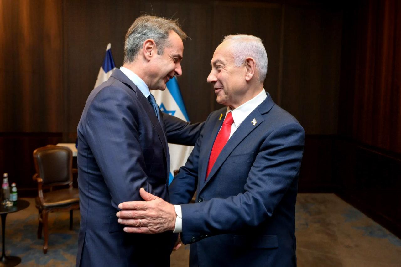 Kiryakos Miçotakis ve Binyamin Netanyahu