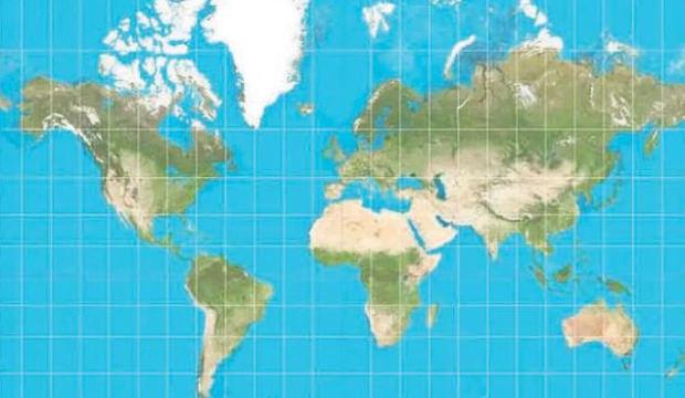 Yeni D&uuml;nya haritası geliyor! 5 asırlık ayıba d&uuml;zeltme!