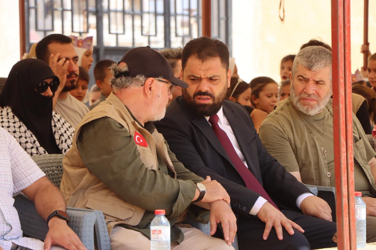İHH Ankara Şube Başkanı Hacı Bayram Şahin ve Suriye Milletvekili Ahmet Zeydan