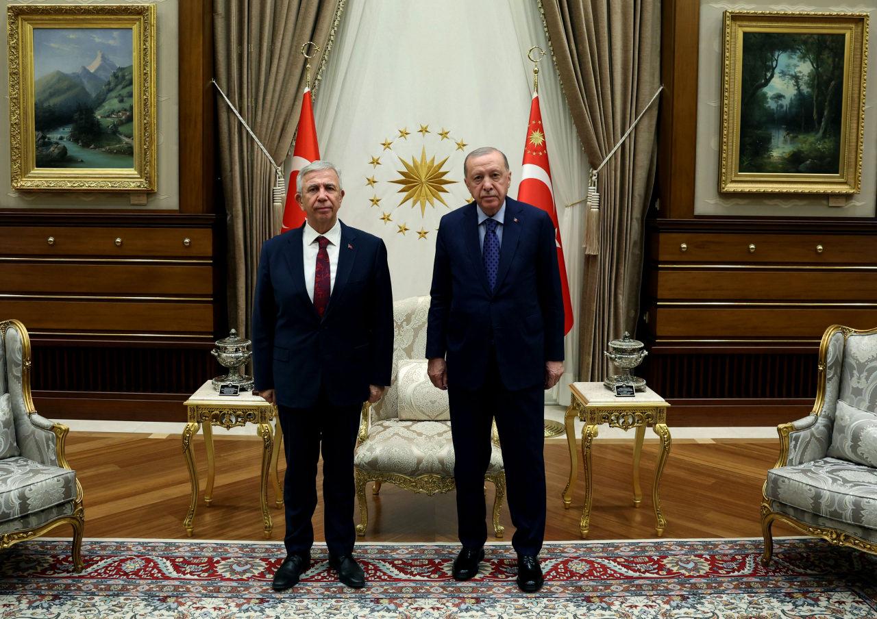 Mansur Yavaş ve Recep Tayyip Erdoğan