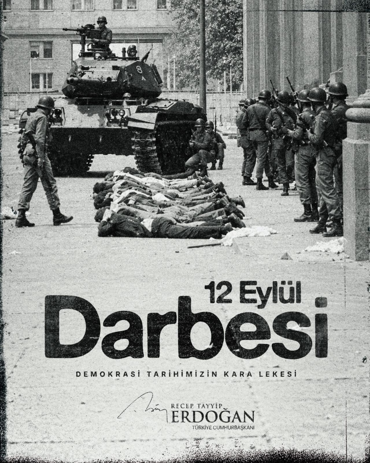 Erdoğan'ın paylaşımı