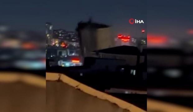 K&uuml;&ccedil;&uuml;k&ccedil;ekmece'de yıkımı yapılan bina &ccedil;&ouml;kt&uuml;