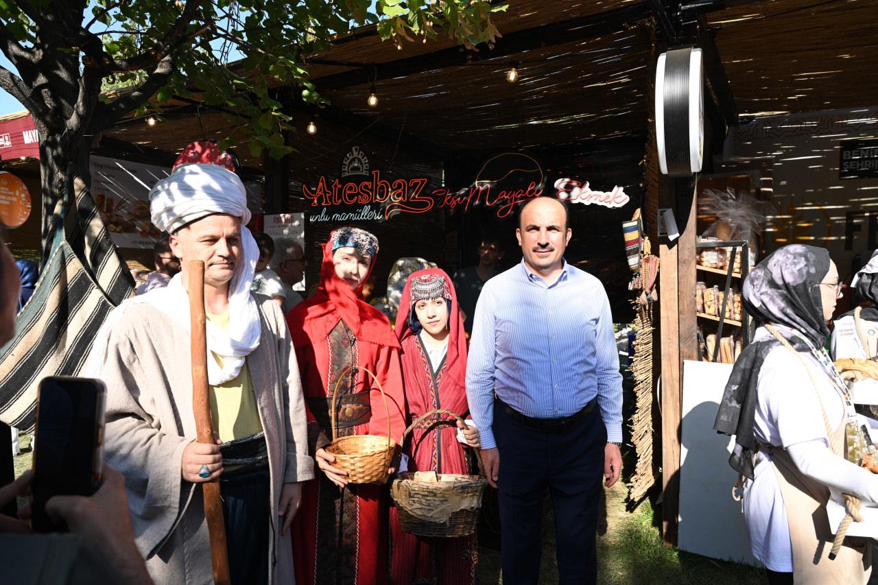 Konya Büyükşehir Belediye Başkanı Uğur İbrahim Altay, festival alanında.