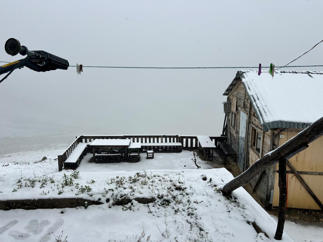 Rize'de kar yağışı etkili oldu.