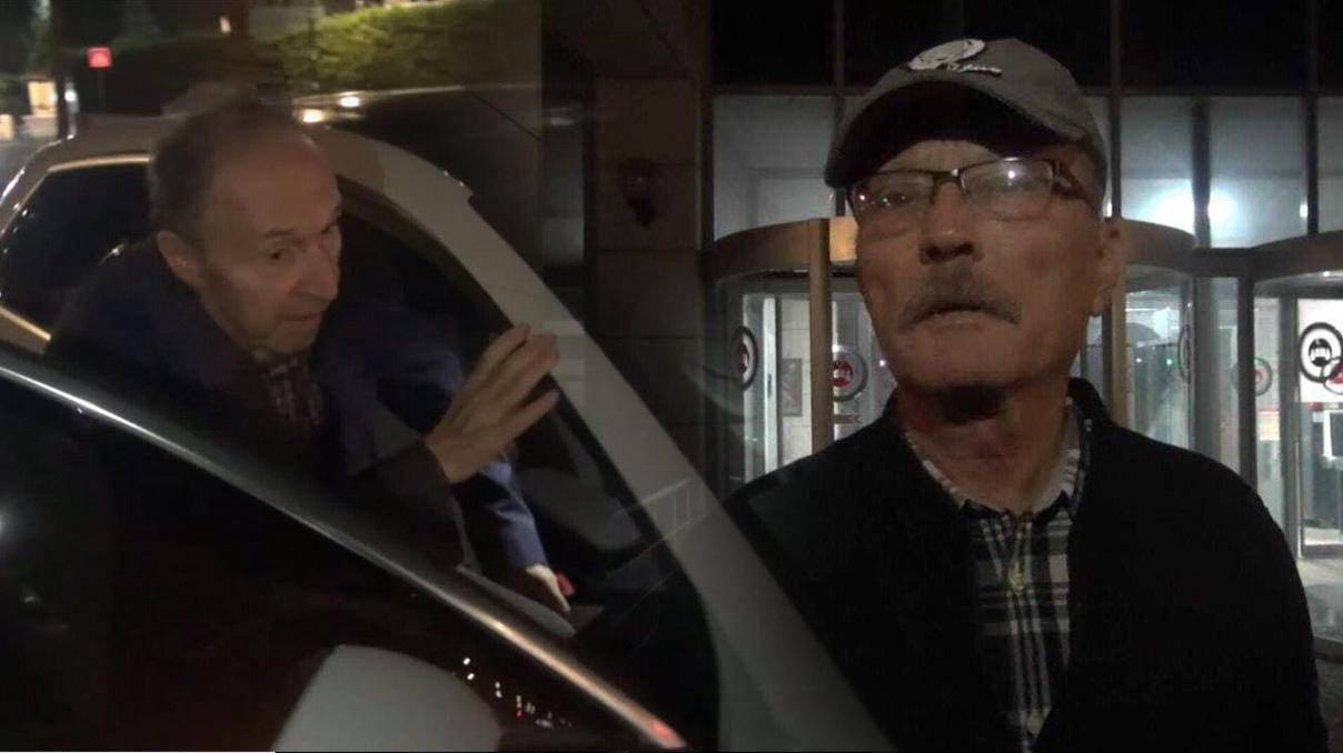 Hasan Ataman Yıldırım ve Hasan Atilla Uğur'un adliyeden çıkış görüntüsü