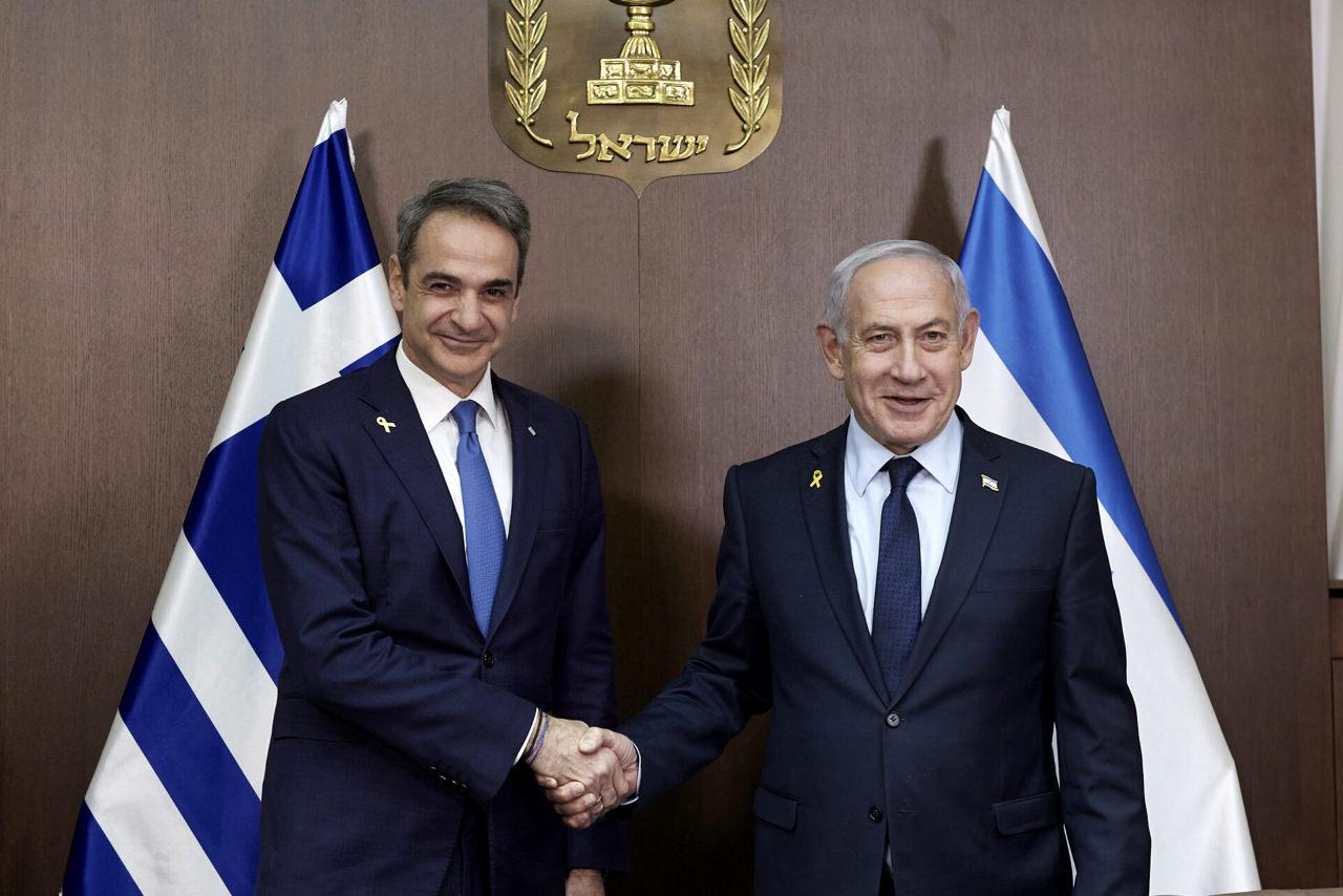 Kiryakos Miçotakis ve Binyamin Netanyahu