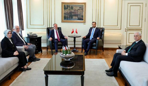 Abdullah &Ouml;zdemir'den İBB Başkanvekili Nuri Aslan'a taziye ziyareti