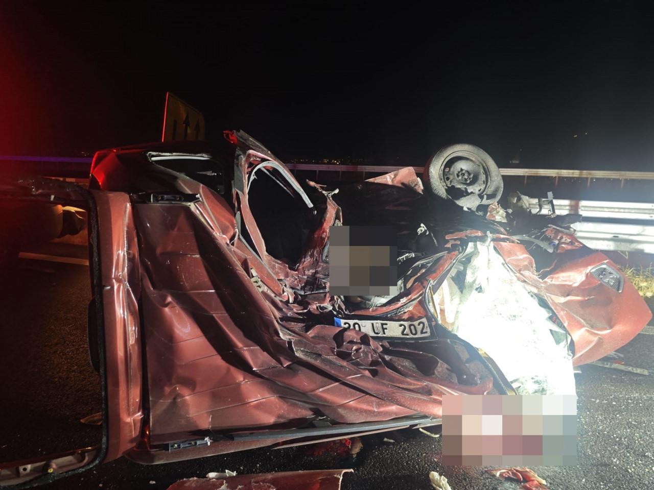 Aydın’da trafik kazası meydana geldi.