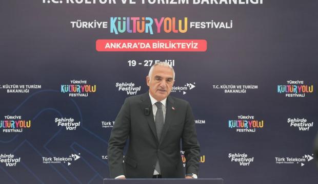 Bakan Ersoy Başkentte Startı Verdi! Ankara K&uuml;lt&uuml;r Yolu Festivali Başladı