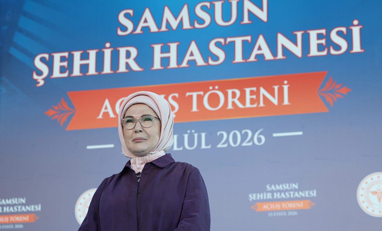 Emine Erdoğan'dan Samsun Şehir Hastanesi A&ccedil;ılış T&ouml;reni'ne ilişkin paylaşım