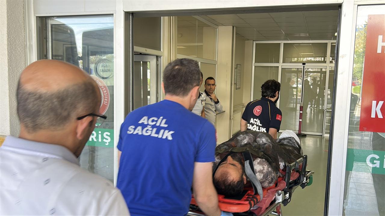 Abdullah Dindar (45), ayı saldırısı sonucu yaralandı.