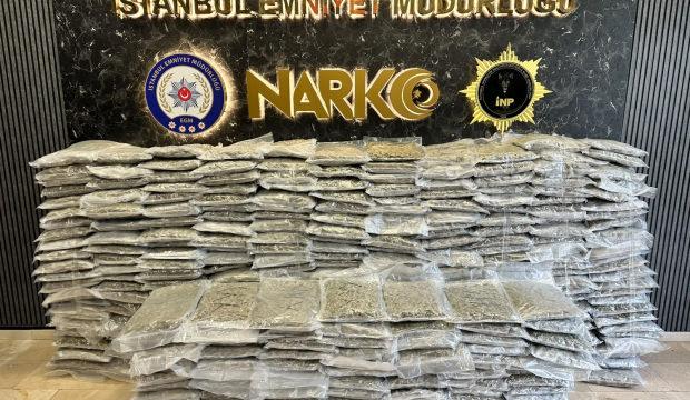 İstanbul'da dev operasyon: 409 kilo skunk ele ge&ccedil;irildi