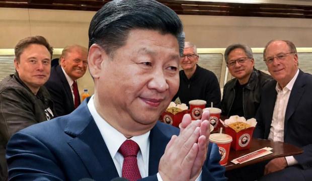 Musk'tan Altman'a, Bezos'tan Cook'a...Trump-Şi zirvesinde s&uuml;rpriz masa! 