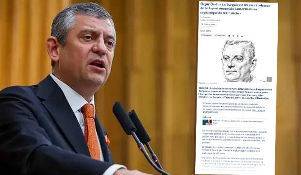 &Ouml;zg&uuml;r &Ouml;zel bu kez Fransız Le Figaro &uuml;zerinden T&uuml;rkiye'yi hedef aldı