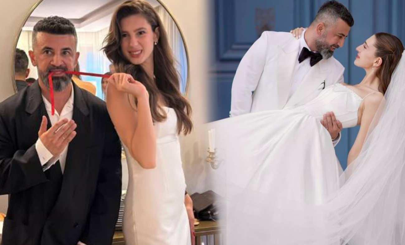 T&uuml;rkiye g&uuml;zeli Itır Esen'den Paris'te s&uuml;rpriz nikah: Gelinlik tercihine beğeni yağdı!