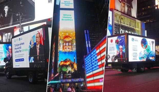 Times Meydanı'na Erdoğan m&uuml;hr&uuml;: İşte New York'u titreten o tarihi manifesto!