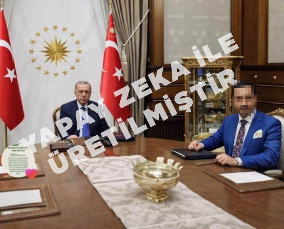 Erdoğan ve Gürlek'le yapay zeka fotoğraflarını paylaşan kişi gözaltına alındı