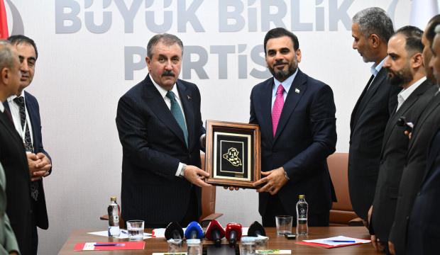 BBP lideri Destici Irak heyetiyle g&ouml;r&uuml;şt&uuml;: G&uuml;ndem Kalkınma Yolu ve ter&ouml;rle m&uuml;cadele