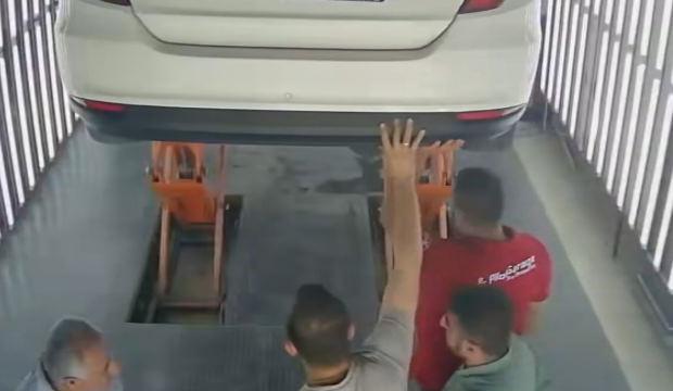 Deprem paniği kamerada: Kuaf&ouml;r, kuyumcu, oto tamircisi..