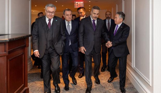 Diplomaside T&uuml;rk D&uuml;nyası mesaisi! Fidan TDT Toplantısı'na katıldı