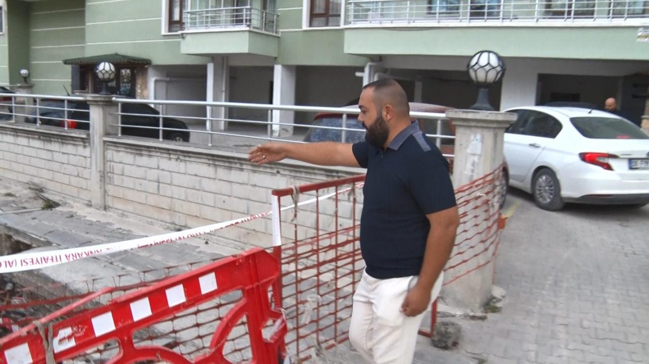 Mahalle sakinleri duruma tepkili. 