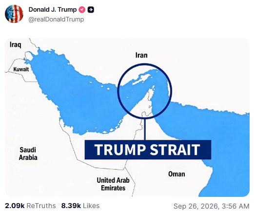 Trump'ın ilgili paylaşımı