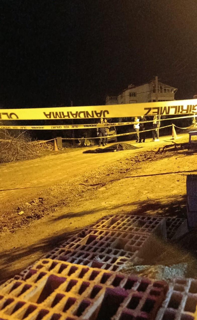Cinayetin işlendiği olay yeri.
