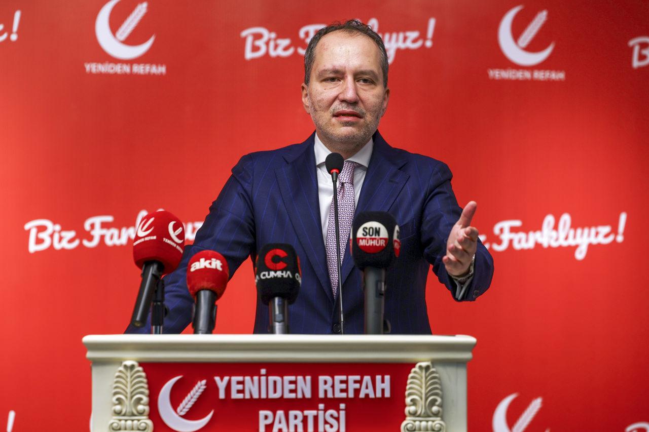 Yeniden Refah Partisi Genel Başkanı Fatih Erbakan
