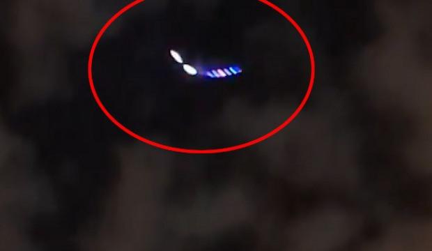 UFO mu, u&ccedil;ak mı? İran'da g&ouml;ky&uuml;z&uuml;nde ilgin&ccedil; g&ouml;r&uuml;nt&uuml;ler