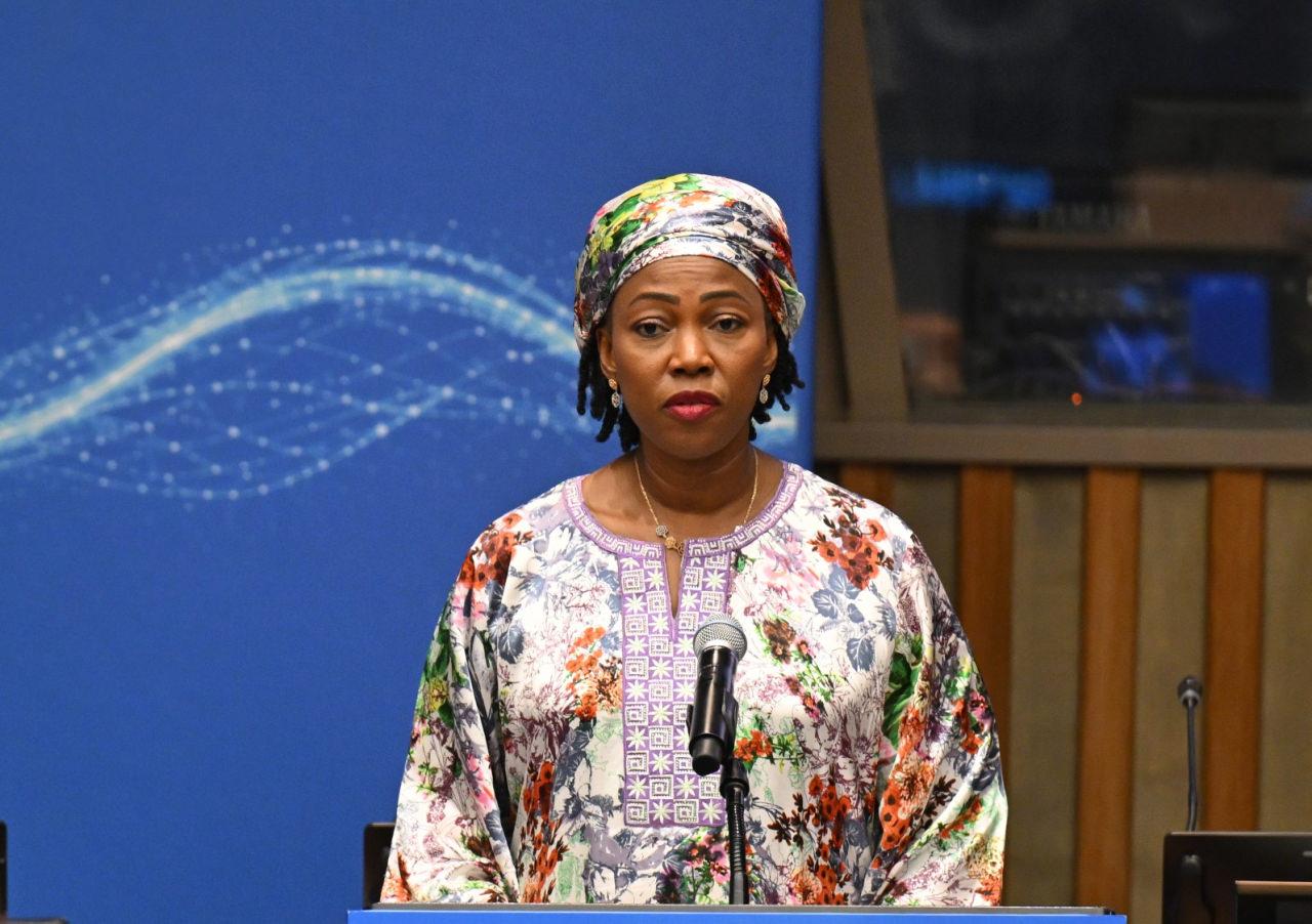 Sierra Leone Cumhurbaşkanı Julius Maada Bio'nun eşi Dr. Fatima Maada Bio