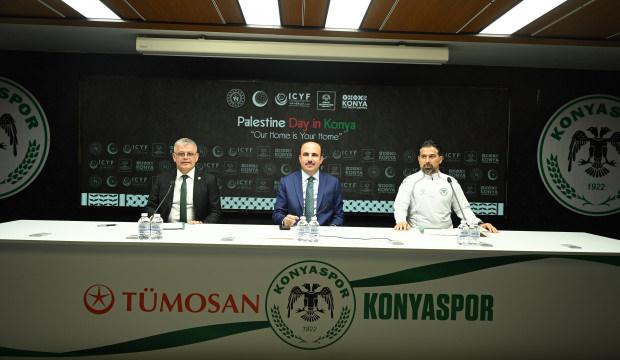 Konyaspor'da Filistin ma&ccedil;ı heyecanı! Herkesi davet ettiler: Biletler bedava