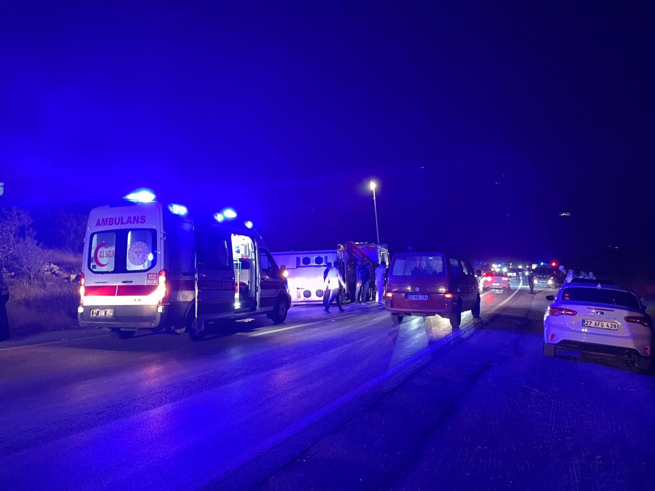 8 kişinin hayatını kaybettiği kaza yeri. 
