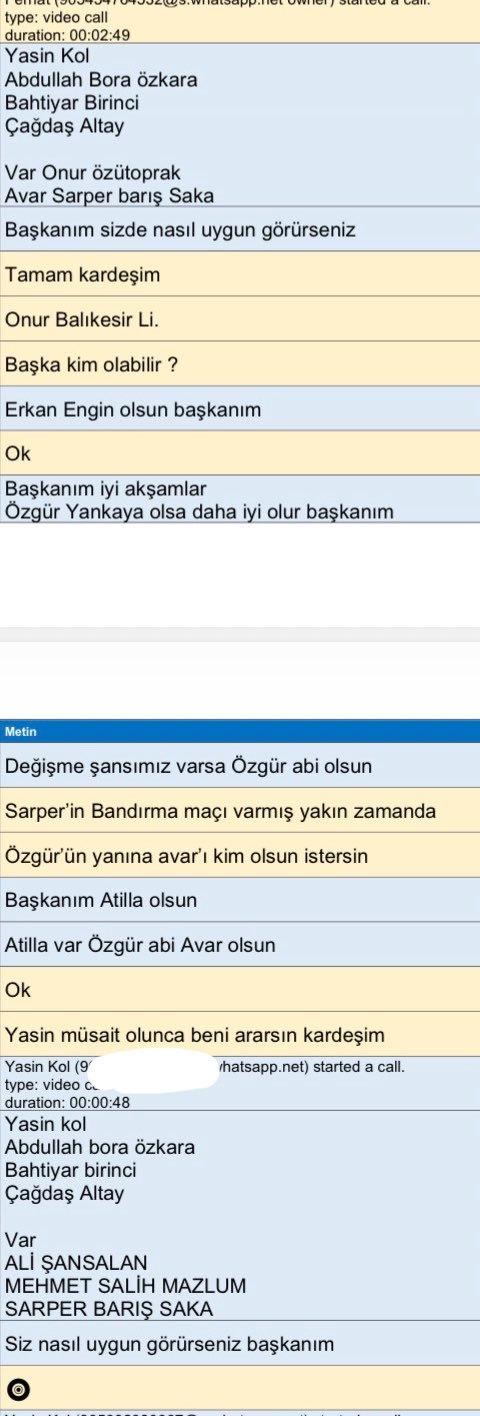 İşte o yazışma