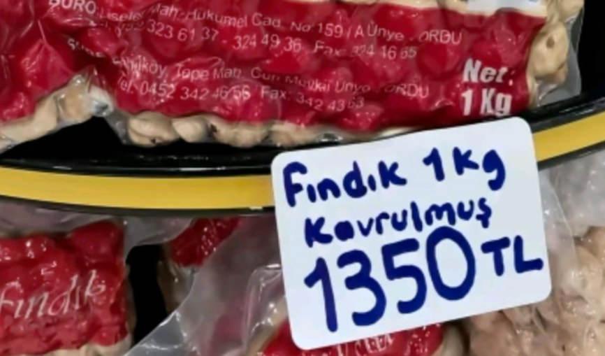 Üreticinin 200 TL’ye satamadığı fındık raflarda 1000 TL’nin üzerinde satılıyor.