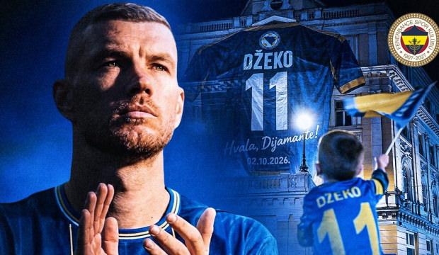 Edin Dzeko'dan son dans! Fenerbah&ccedil;e'den paylaşım geldi