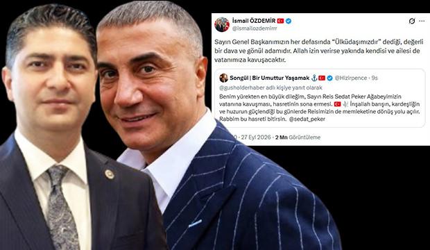 MHP'den dikkat &ccedil;eken Sedat Peker a&ccedil;ıklaması: &Ccedil;ok yakında...