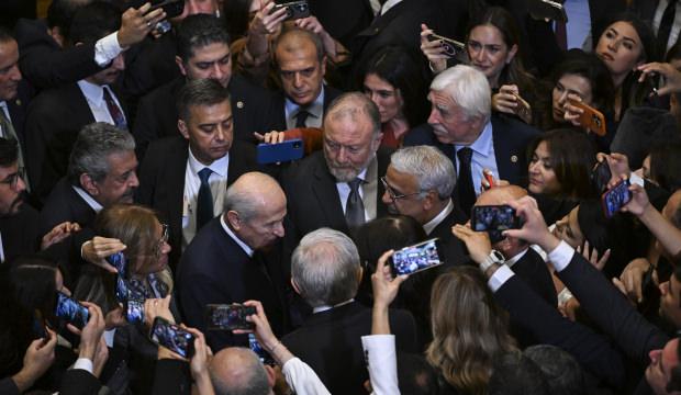 Bah&ccedil;eli'den DEM Parti heyetine Demirtaş sorusu: Selamımı s&ouml;yleyin!