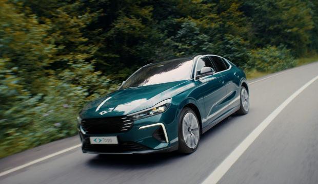 Togg'un yeni "Ayder" renkli T10F modeli Rize'de 