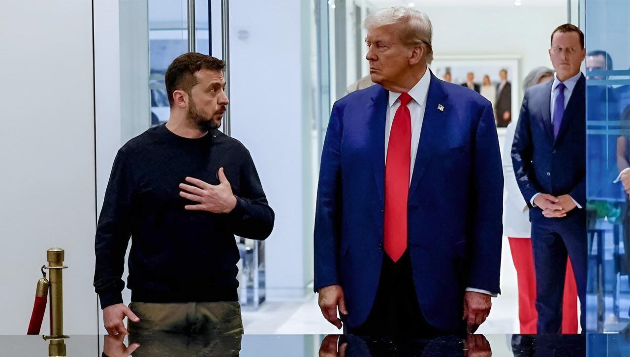 Volodimir Zelenski ve Donald Trump