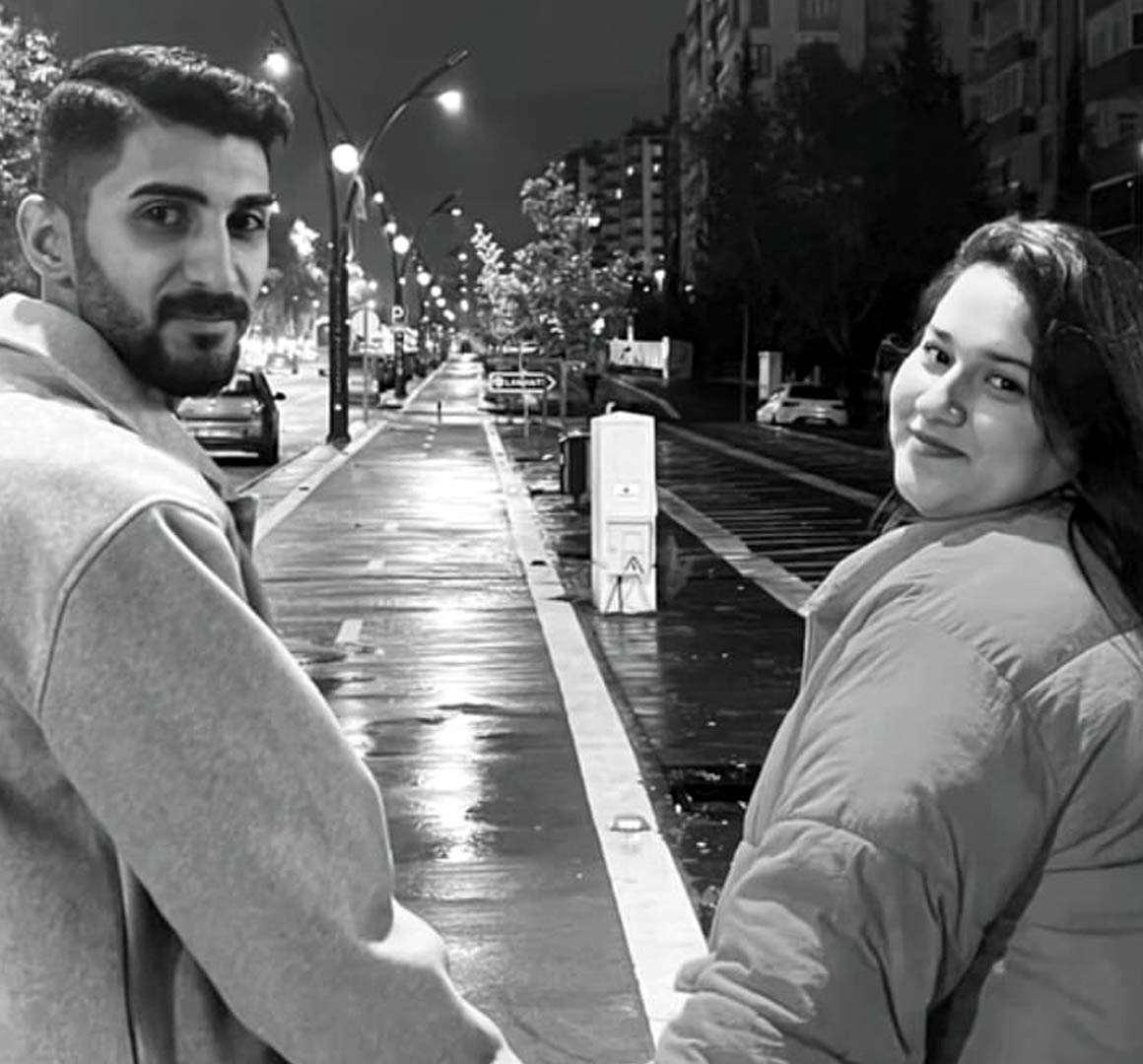 Ahmet İnce (23) ile nişanlısı Mislina Akçakoyun (22)