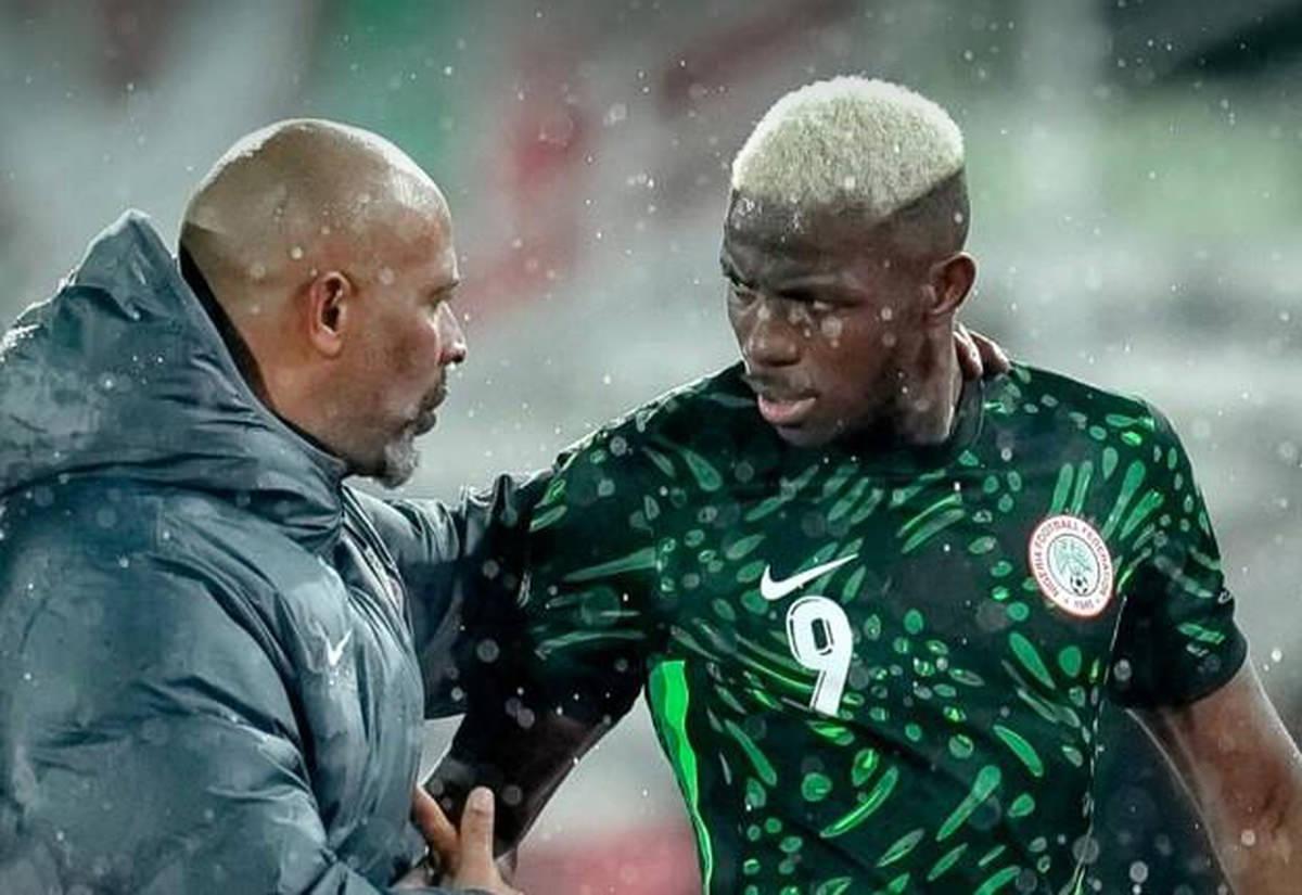 Eric Chelle ve Victor Osimhen