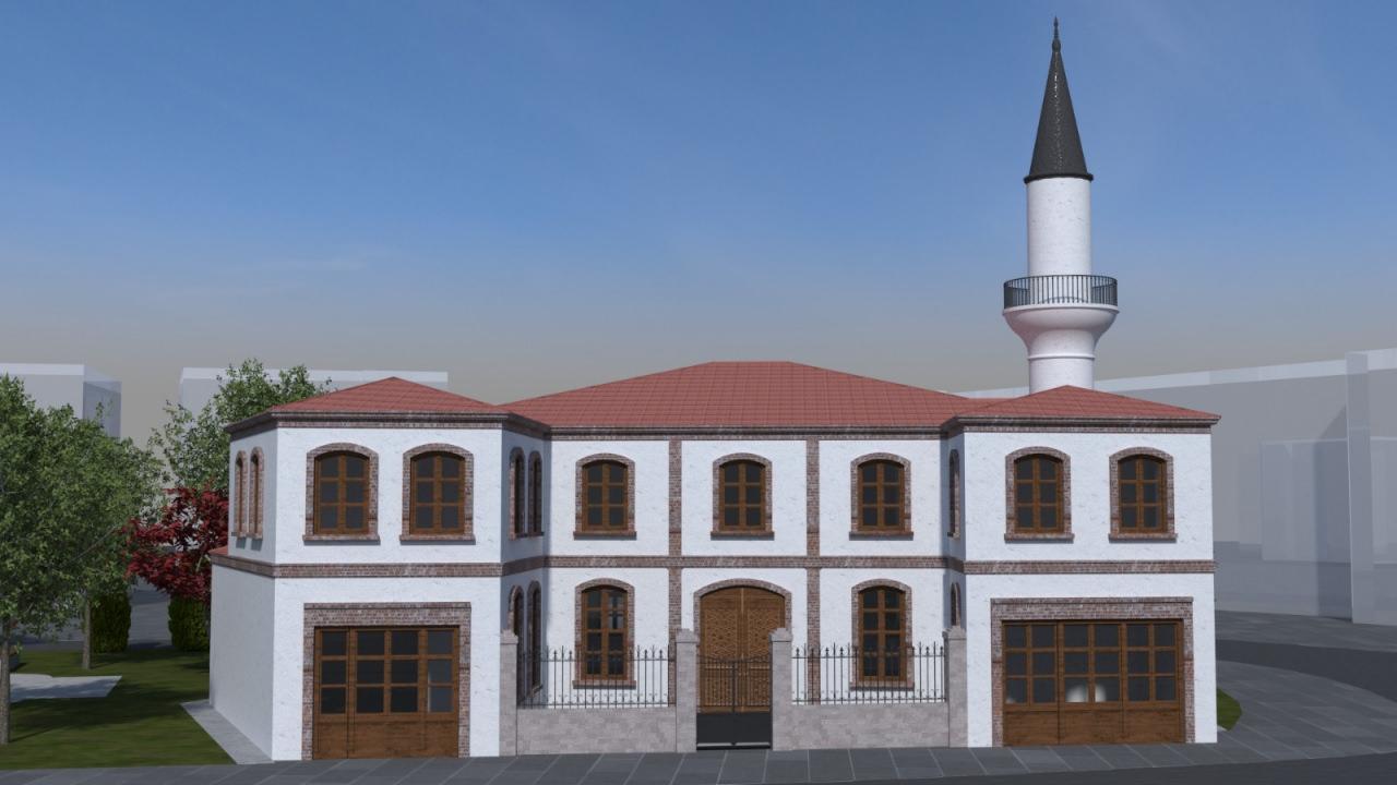 Emirler Mescidi'nin hazırlanan projesi