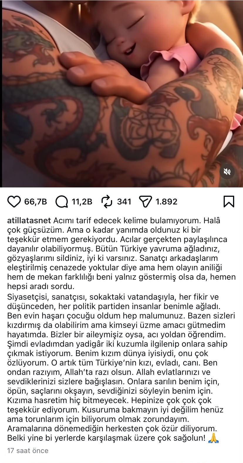 Atilla Taş'ın yaptığı açıklama.